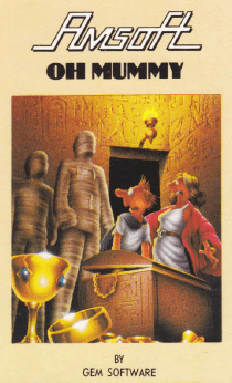 Oh Mummy box art for Amstrad CPC